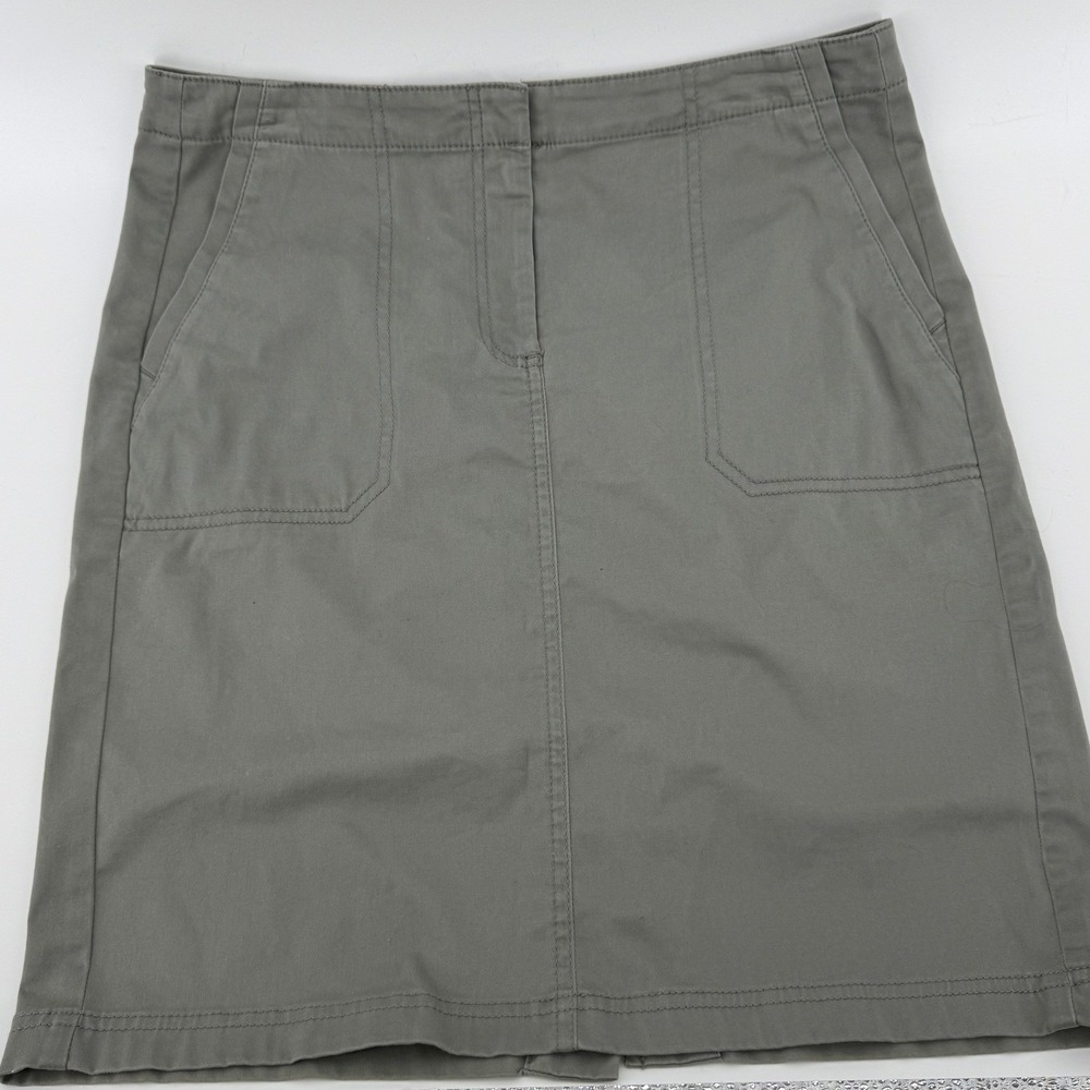 J. Jill Pencil Skirt Versatile‎ Office Wear Knit Straight Chino Women's Sz XS